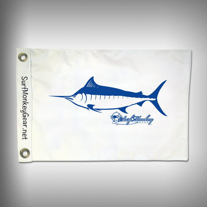 Fish Tournament Flag - Marlin - Marine Grade - Boat Flag