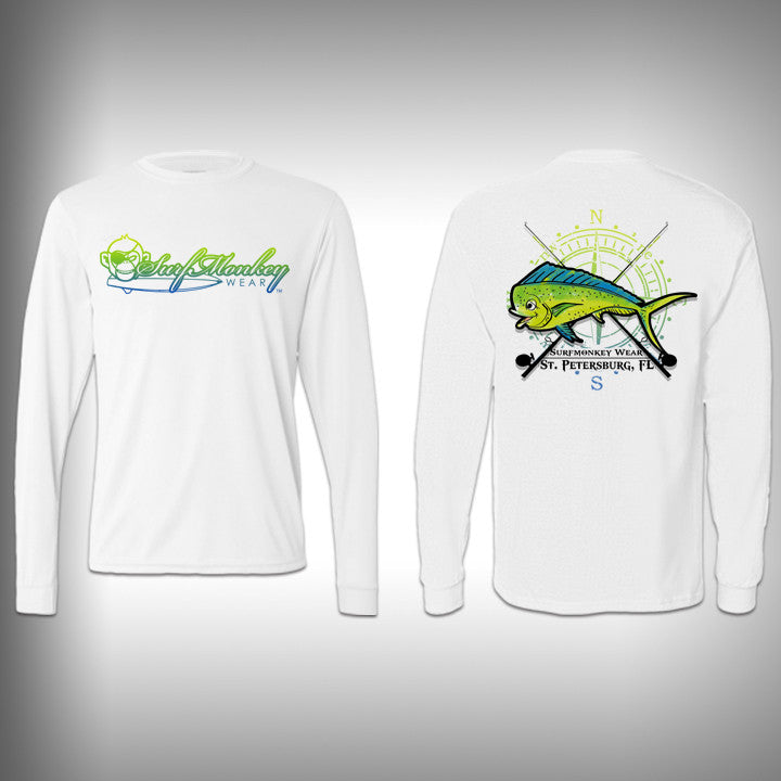 Youth Mahi SurfMonkey - Youth Performance Shirts - Fishing Shirt