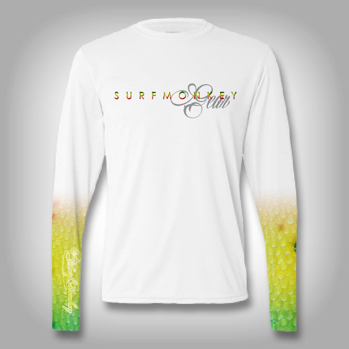 Mahi Fish Scale Sleeve Shirt - SurfMonkey - Performance Shirts