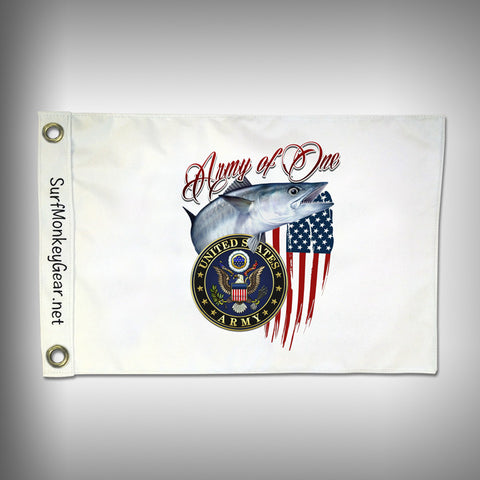 Custom Fishing Army Flag - Marine Grade - Boat Flag – SurfmonkeyGear